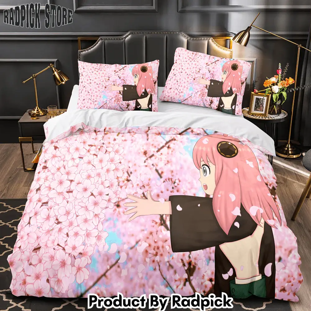 Spy x family bedding set quilt duvet cover bed sheet for room decoration  rp0427136